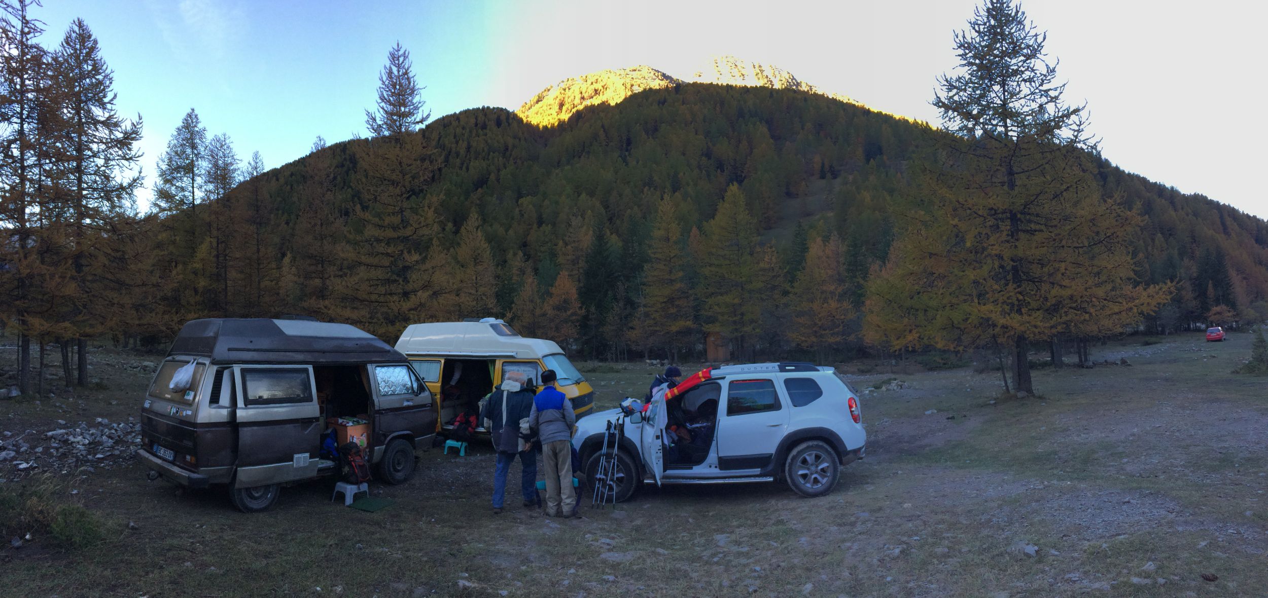 Bivouac au parking du ravin des vieux