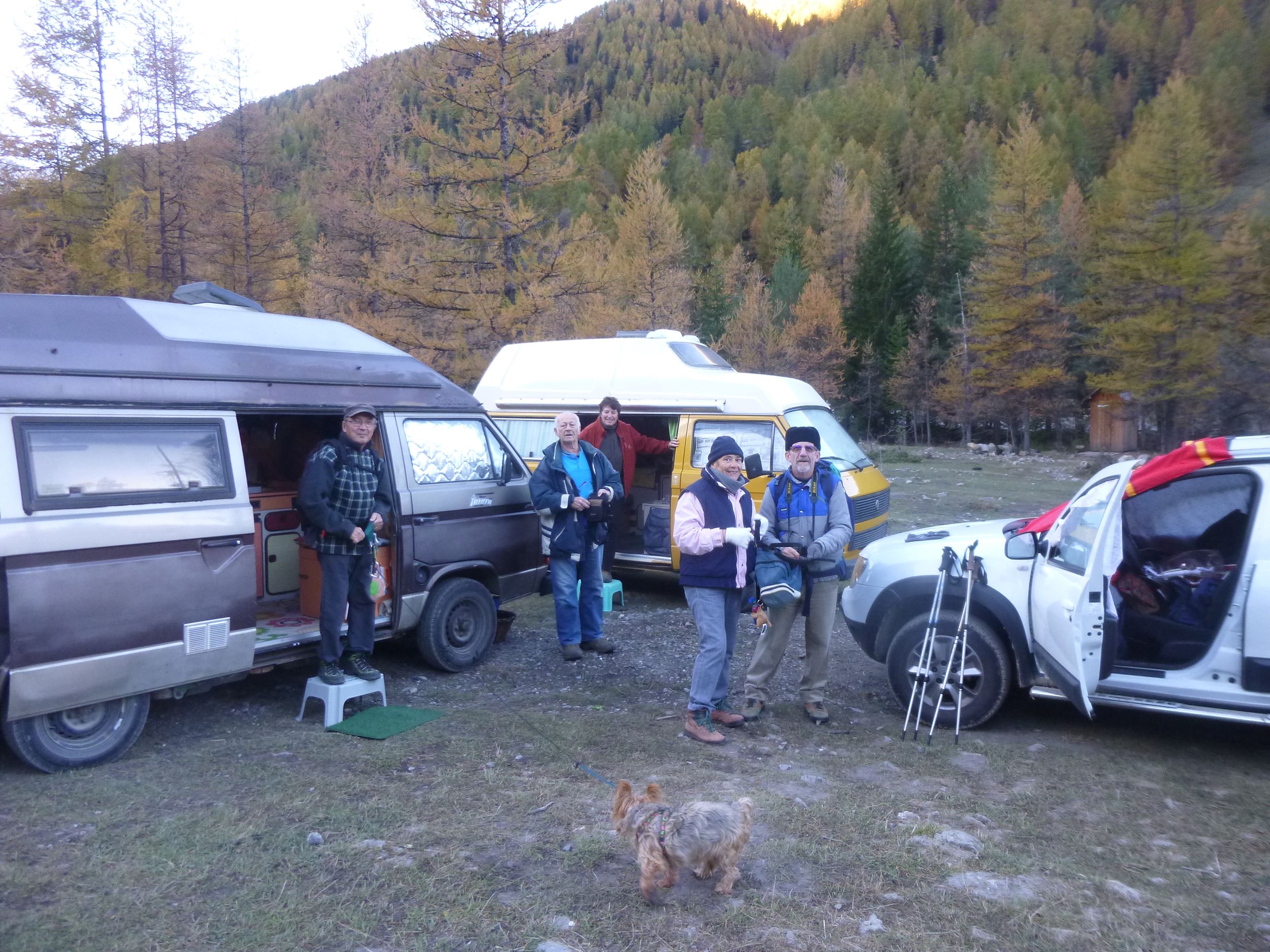 Bivouac au parking du ravin des vieux