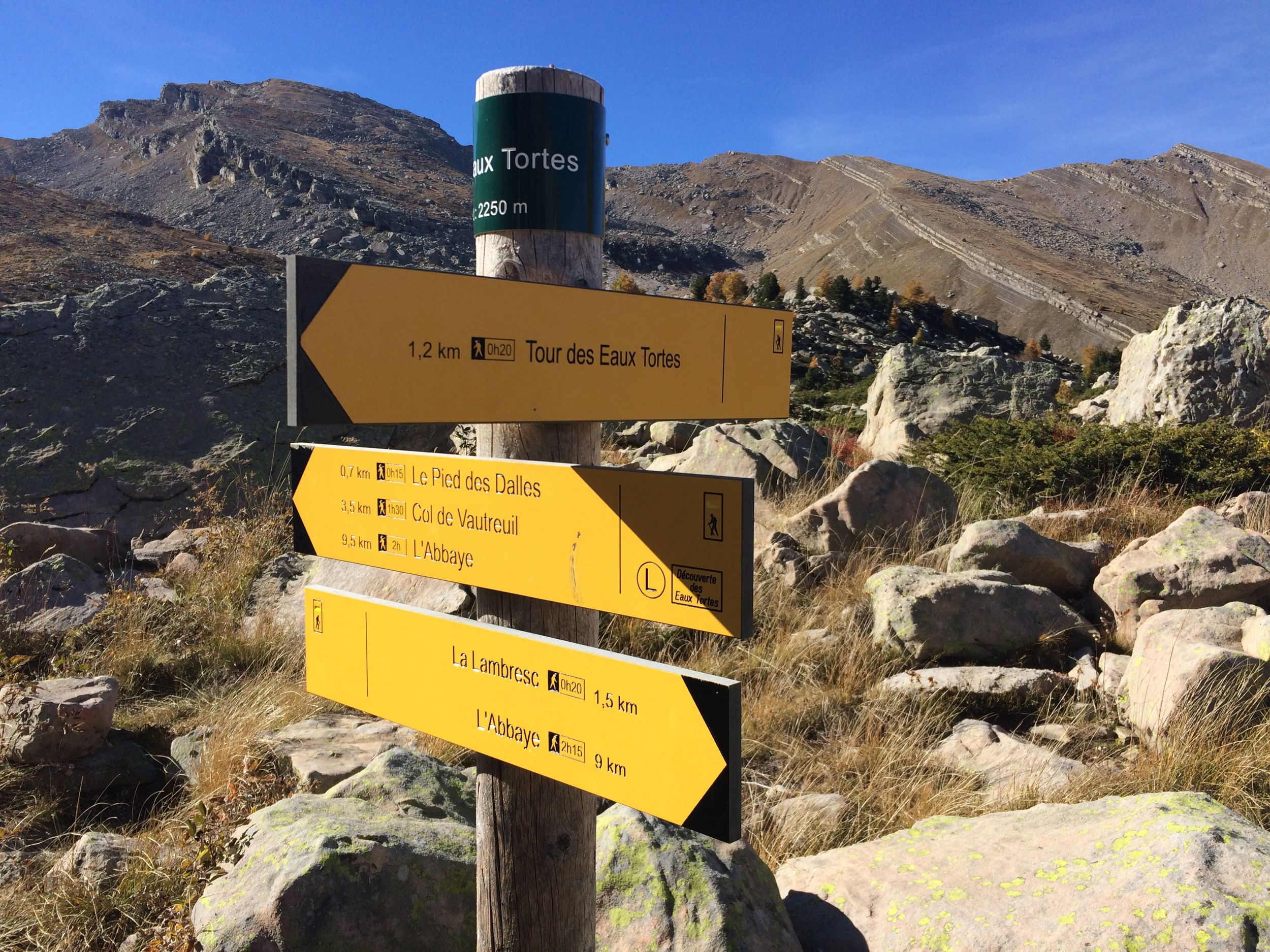 Rando Vallée de la Blanche de Laverq Les Eaux Tortes (2251m)