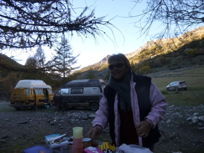 Bivouac au parking du ravin des vieux