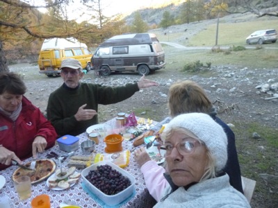 Bivouac au parking du ravin des vieux