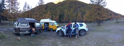 Bivouac au parking du ravin des vieux
