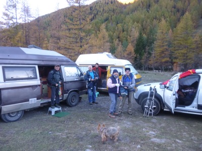 Bivouac au parking du ravin des vieux