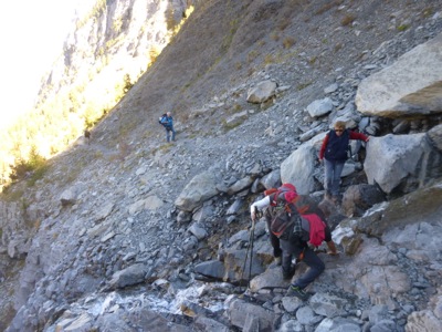 Rando Vallée de la Blanche de Laverq Les Eaux Tortes (2251m)