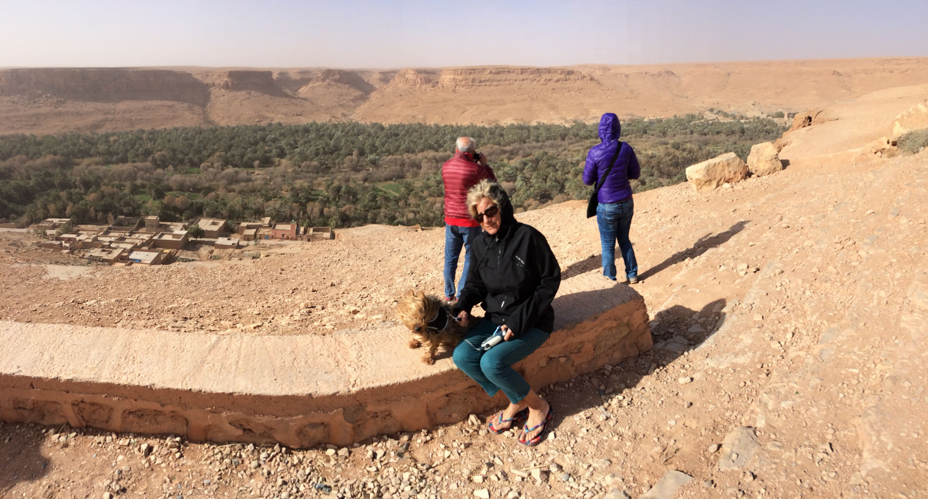 Maroc : Sur la route entre Meski et Merzouga