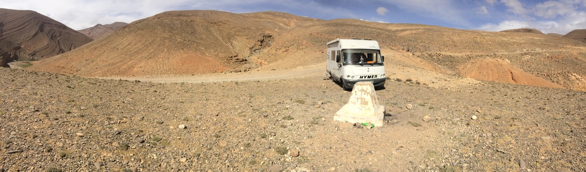 Maroc : Route de Msemrir au Col Tizi n Ouano