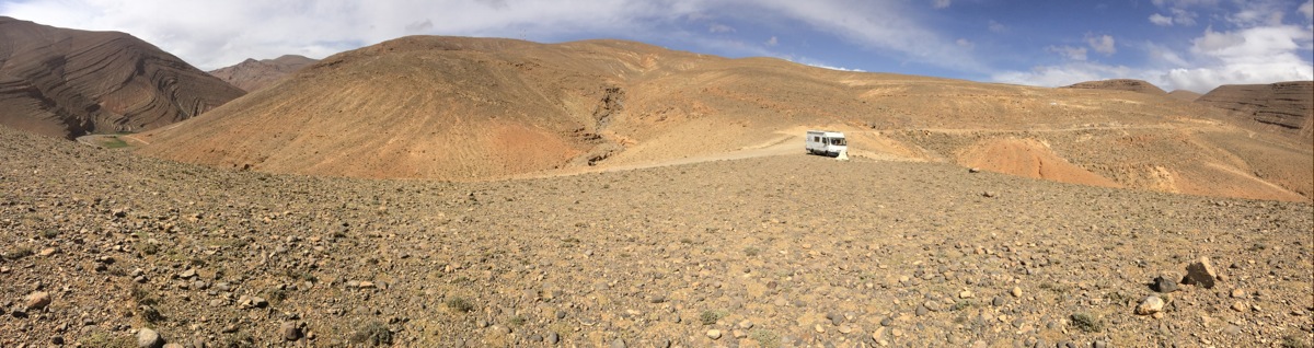 Maroc : Route de Msemrir au Col Tizi n Ouano